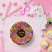 Fireworks - Helle Paint-Spritzer - Hinzufügen von  Pappteller (Party)