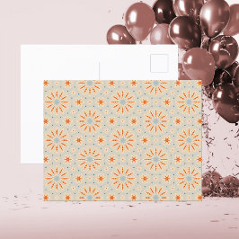 Fireworks-Inspiriert Muster - Postkarte