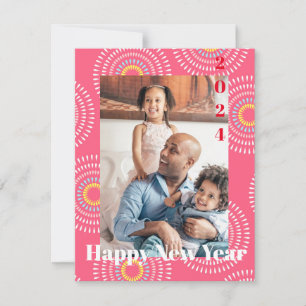 Fireworks Japanese Cherry Mitteilungskarte