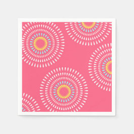 Fireworks Japanese Cherry Serviette