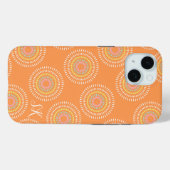 Fireworks Japanese Orange Case-Mate iPhone Hülle (Rückseite (Horizontal))