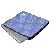 Fireworks Japanisch Blue Laptopschutzhülle (Vorne Knopf)