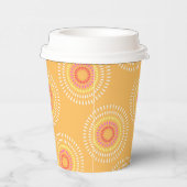 Fireworks Japanischer Mustard Pappbecher (Rechts)