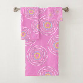 Fireworks Japanroink Badhandtuch Set