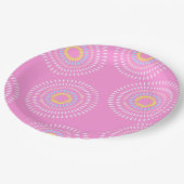 Fireworks Japanroink Pappteller (Schrägansicht)