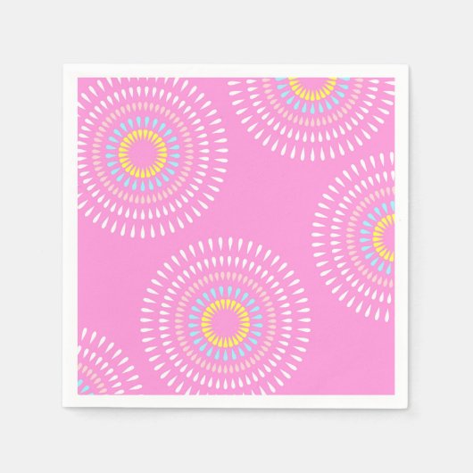 Fireworks Japanroink Serviette (Vorderseite)