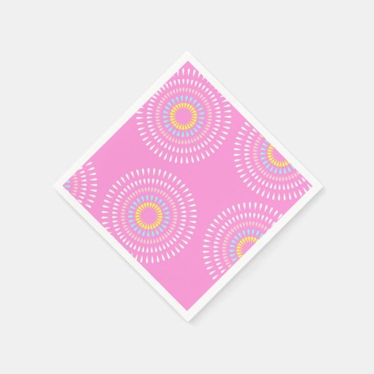 Fireworks Japanroink Serviette (Ecke)