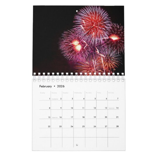 Fireworks-Kalender Kalender (Feb 2026)