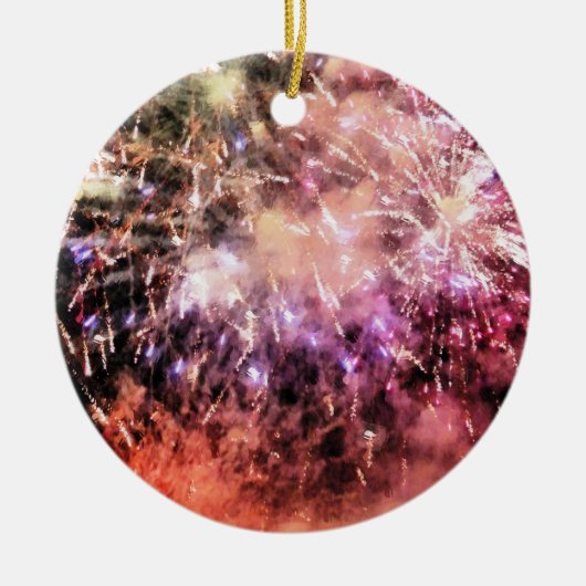 FIREWORKS KERAMIK ORNAMENT (Vorne)
