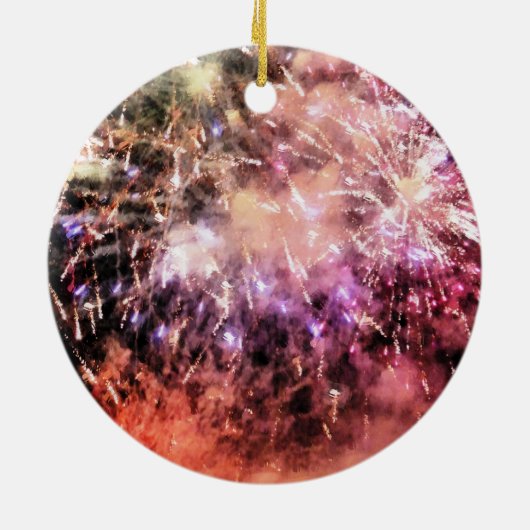FIREWORKS KERAMIK ORNAMENT (Hinten)