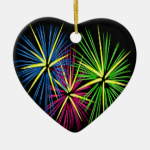 FIREWORKS KERAMIKORNAMENT
