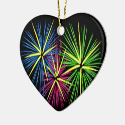 FIREWORKS KERAMIKORNAMENT (Links)