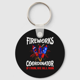 Fireworks-Koordinator, wenn ich laufen wir alle la Schlüsselanhänger
