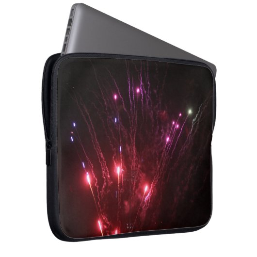 Fireworks Laptop Sleeve (Vorne Rechts)