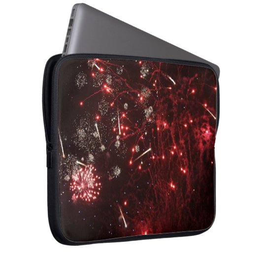 Fireworks Laptop Sleeve (Vorne Rechts)