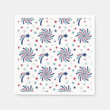 Fireworks Large Paper Napkins