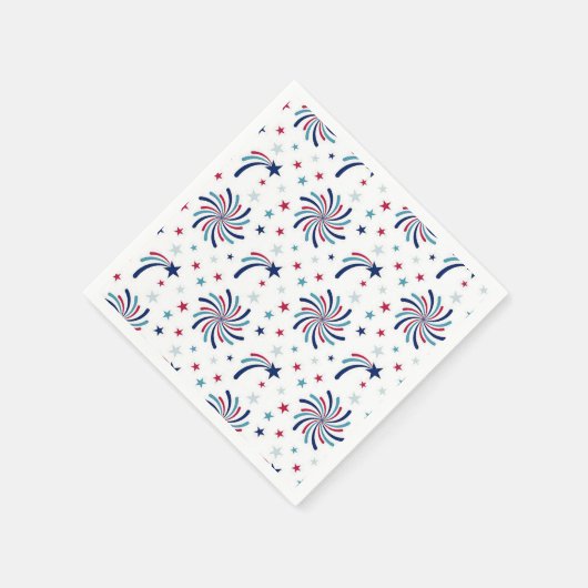 Fireworks Large Paper Napkins Serviette (Ecke)