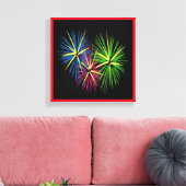 FIREWORKS LEINWANDDRUCK (Insitu (Wohnzimmer))