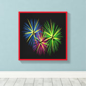 FIREWORKS LEINWANDDRUCK (Insitu (Holzboden))