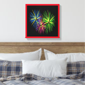 FIREWORKS LEINWANDDRUCK (Insitu (Schlafzimmer))