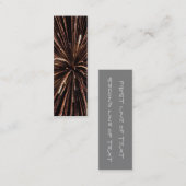 Fireworks Lesezeichen-Visitenkarte Mini Visitenkarte (Vorne/Hinten)