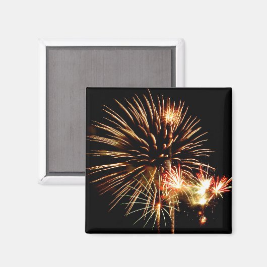 Fireworks Magnet (Vorderseite/Rückseite)