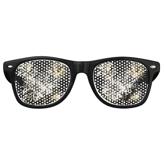 Fireworks New Year's Eve Day Celebration Partybrille (Vorderseite)