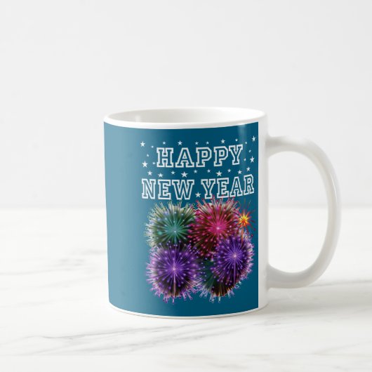 Fireworks New Year's Eve Party  Kaffeetasse (Rechts)