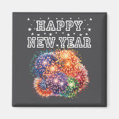 Fireworks New Year's Eve Party  Magnet (Vorne)