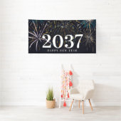 Fireworks New Years Party Banner (Insitu)
