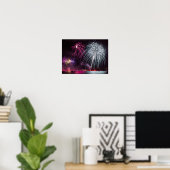 Fireworks on the Lake Poster (Heimbüro)