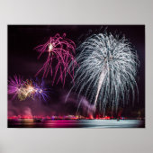 Fireworks on the Lake Poster (Vorne)