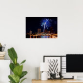 Fireworks Over Rochester Poster (Heimbüro)