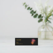 Fireworks P3621 Business Card Mini Visitenkarte (Stehend Vorderseite)