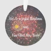 Fireworks Photo Ornament (Vorderseite)