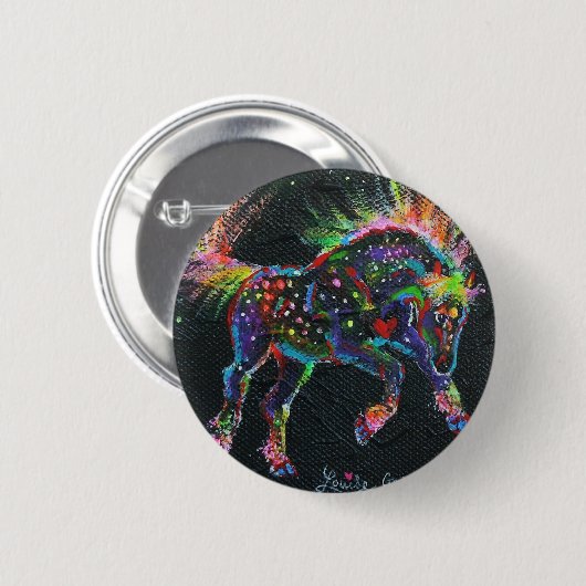 Fireworks Pony Button Button (Vorne & Hinten)