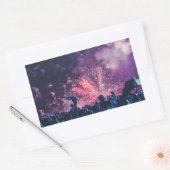 FIREWORKS-POP RECHTECKIGER AUFKLEBER (Umschlag)