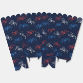 Fireworks Popcorn Box (Navy Blue, Red & White) Geschenkschachtel (Ungeklappt)