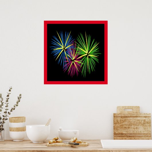 FIREWORKS POSTER (Küche)