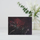 Fireworks Postkarte (Stehend Vorderseite)
