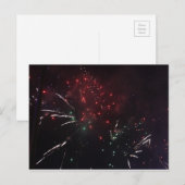 Fireworks Postkarte (Vorne/Hinten)
