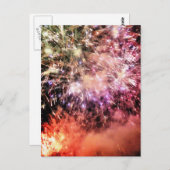 FIREWORKS POSTKARTE (Vorne/Hinten)