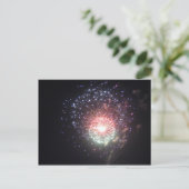 Fireworks-Postkarte Postkarte (Stehend Vorderseite)