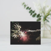 Fireworks-Postkarte Postkarte (Stehend Vorderseite)