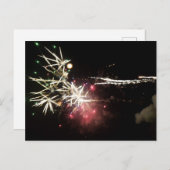 Fireworks-Postkarte Postkarte (Vorne/Hinten)