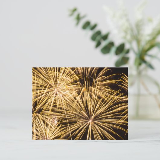 Fireworks-Postkarte Postkarte (Stehend Vorderseite)