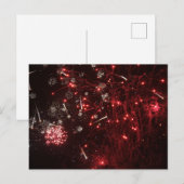 Fireworks-Postkarte Postkarte (Vorne/Hinten)
