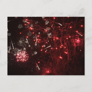 Fireworks-Postkarte Postkarte