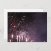 Fireworks-Postkarte Postkarte (Vorne/Hinten)