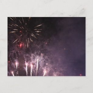 Fireworks-Postkarte Postkarte